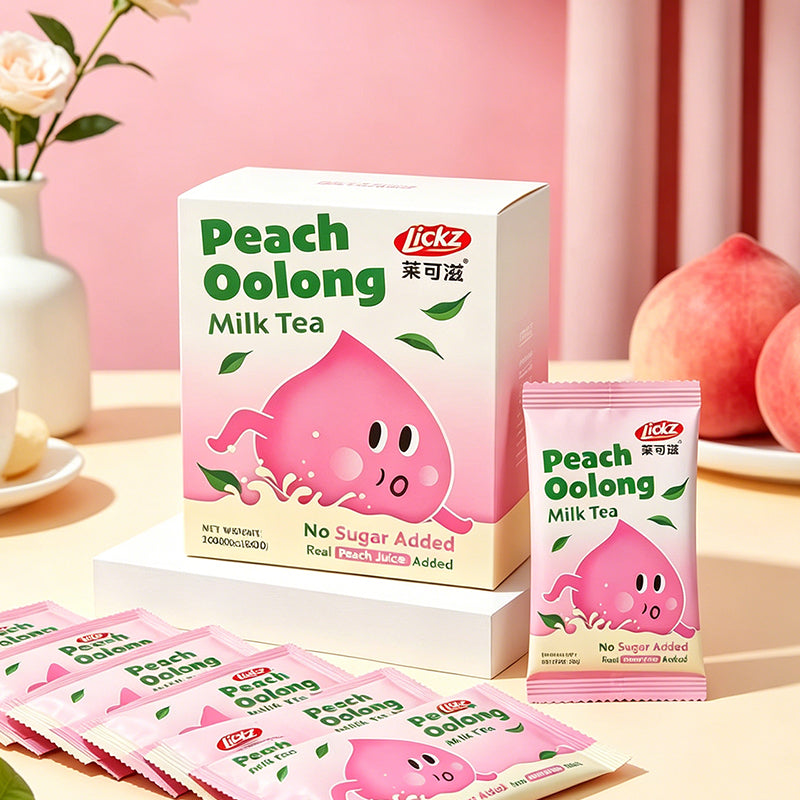 PEACH OOLONG MILK TEA