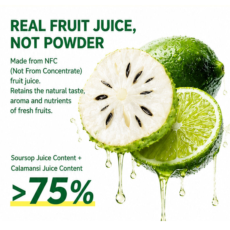 Soursop Lime Juice Beverage Vitamin C