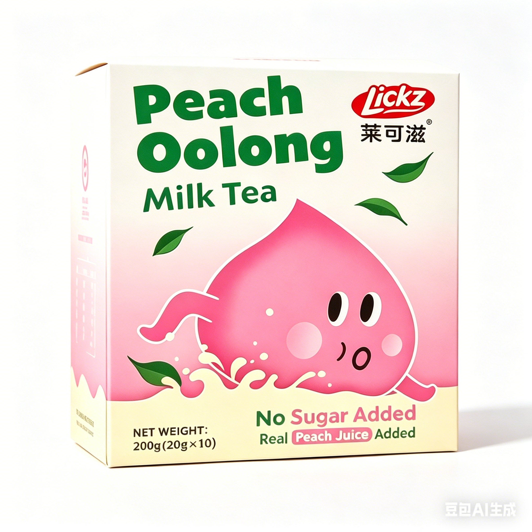 PEACH OOLONG MILK TEA